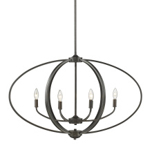 Golden 3167-LP EB - Golden Lighting Colson 6-light Island Light in Etruscan Bronze